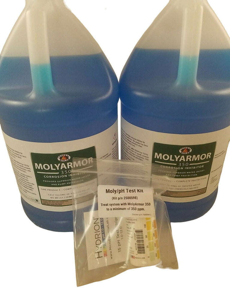 Central Boiler Parts MolyAmor 350 Corrosion Inhibitor  2 Gallons AND Test Kit