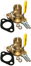 Pump Isolation Flange Kit With Purge 1" FPT "Free Floating" (Pair) (1-NPT-P)