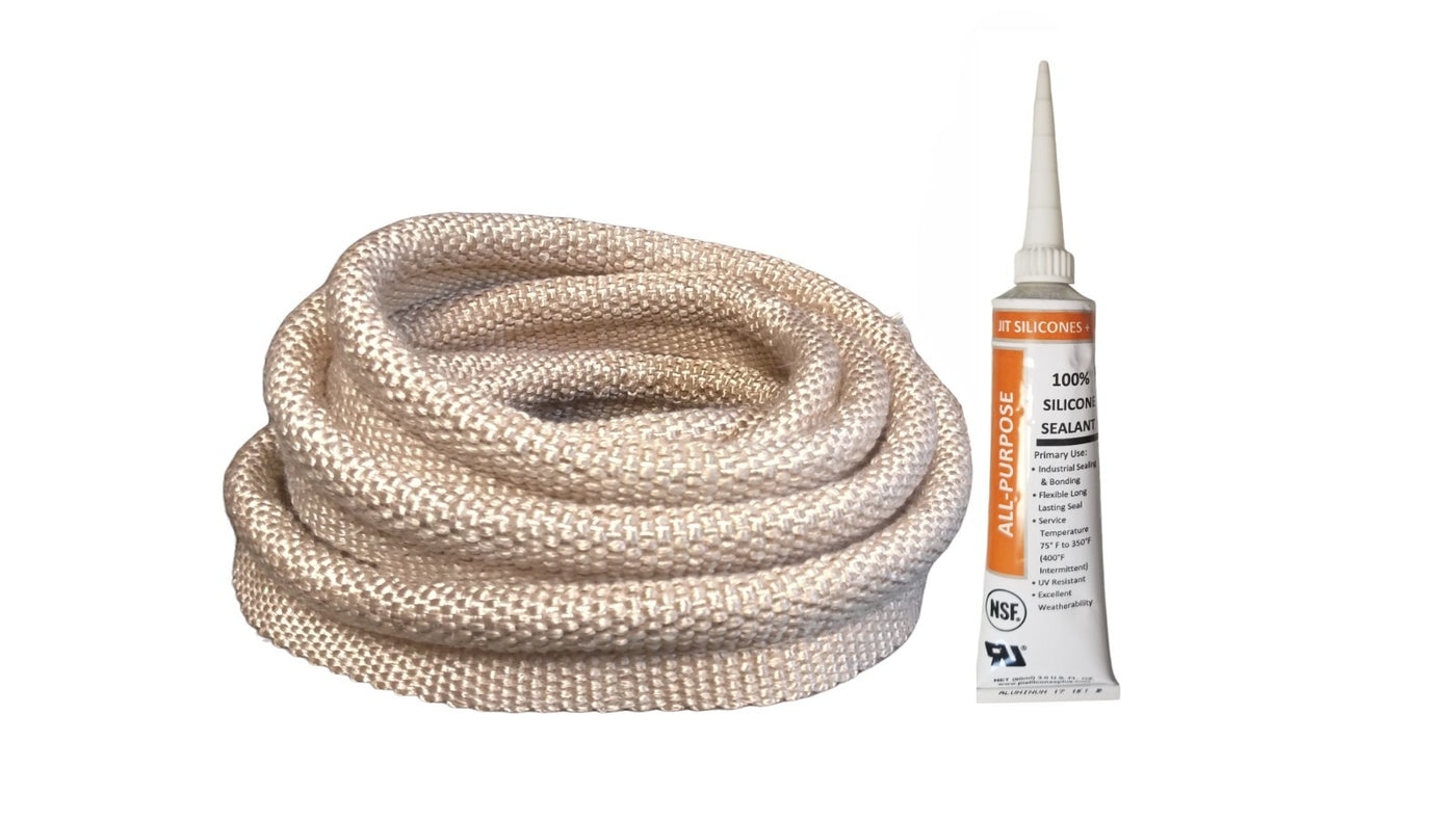 Garn Outdoor Wood Boiler, Door Seal Kit, With 1/2"X1" Tadpole 7' Long+Sealant