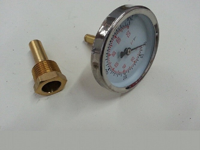 2" Temperature Gague  (1/2 NPT) For Outdoor Wood Boilers