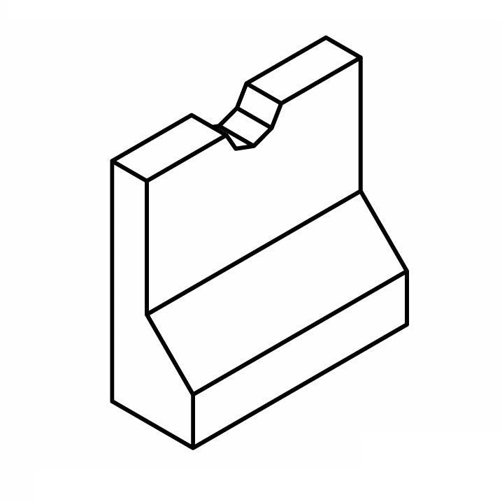 Central Boiler Replacement Refractory End Cap For EClassic 1450 (#4050002)