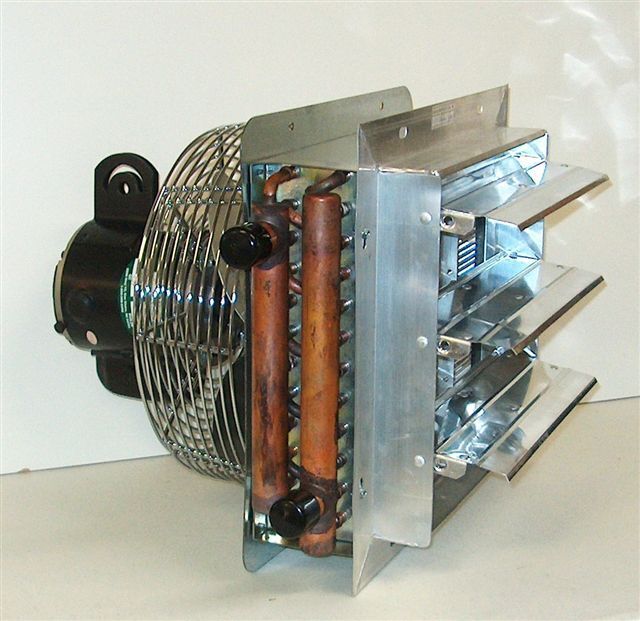 Hanging Hydronic Unit Heater 210K BTU For Outdoor Wood Furnace/ Boilers