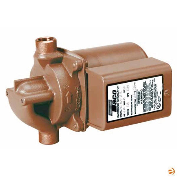 Central Boiler Taco 006B4 Bronze Circulating Pump 110 Volt  3/4" SWT #175