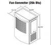 Central Boiler Fan-Forced Convector Heater (26k Btu) #1971