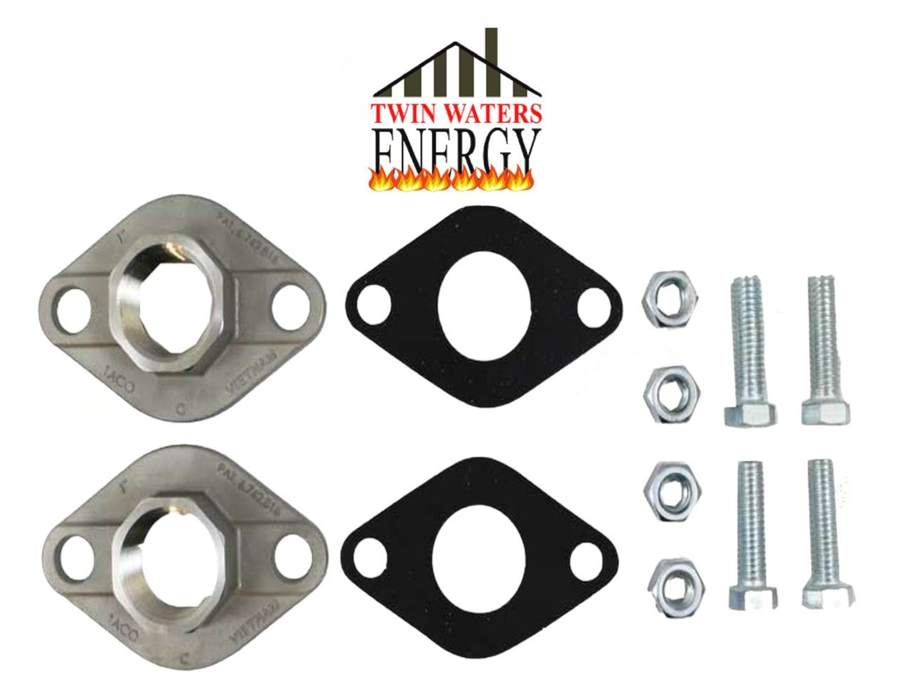 Hardy 1" Stainless Steel Flanges for Circulating Pump (504.60)