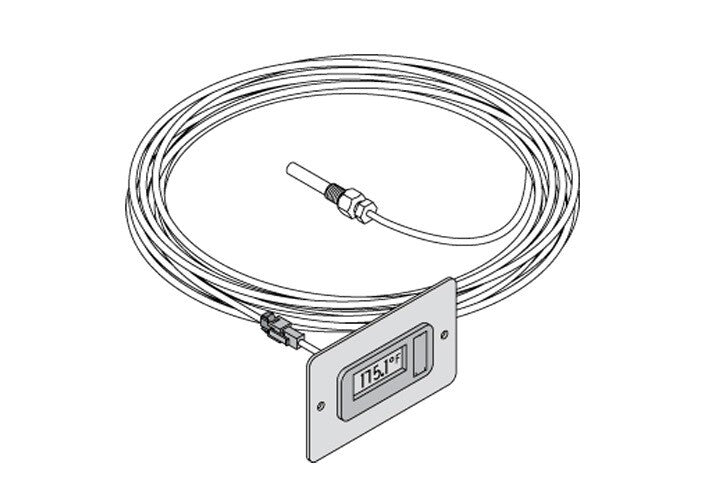 Indoor Water Temperature Indicator Kit For Outdoor Wood Boiler (#5052)