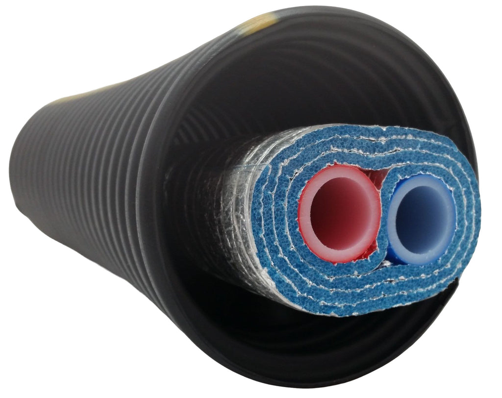 Outdoor Wood Boiler  EZ Lay Triple Wrap Insulated 3/4" Non Oxygen Barrier Pex Tubing
