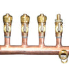 1" Copper Manifold 3/4" Compress. STAND. PEX (With & W/O Valves) 2 Loop-12 Loop